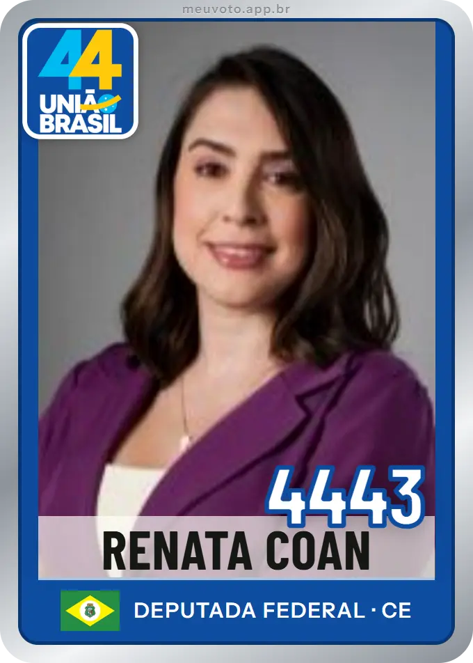 Carta de Renata Coan, número 4443, União