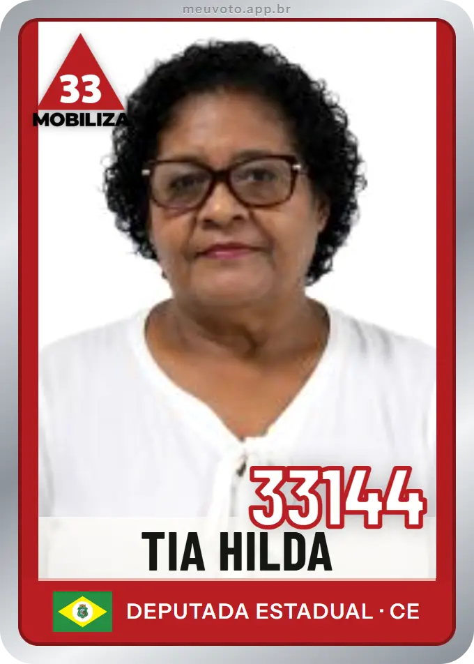Carta de Tia Hilda, número 33144, Mobiliza