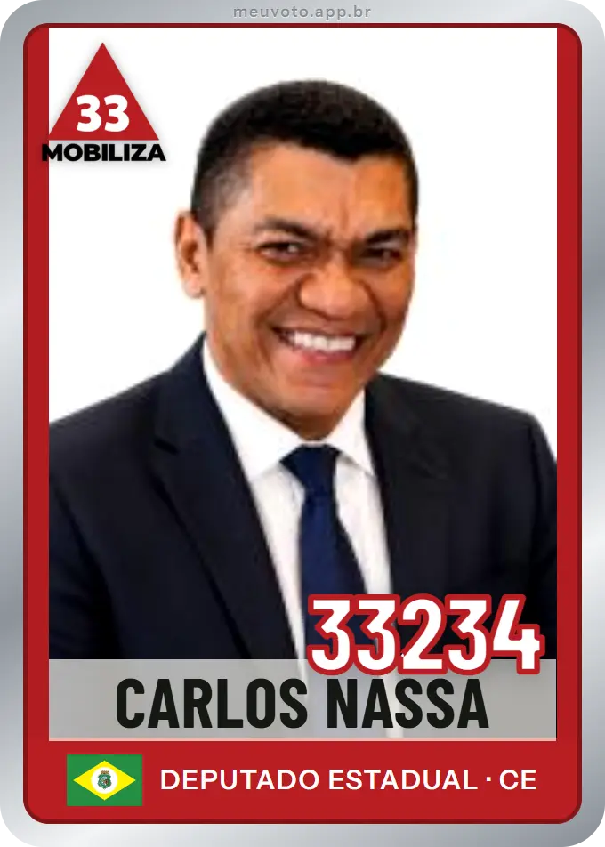 Carta de Carlos Nassa, número 33234, Mobiliza