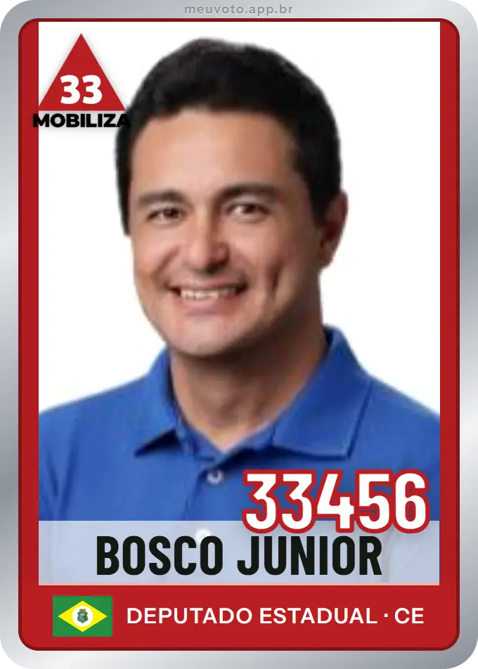 Carta de Bosco Junior, número 33456, Mobiliza