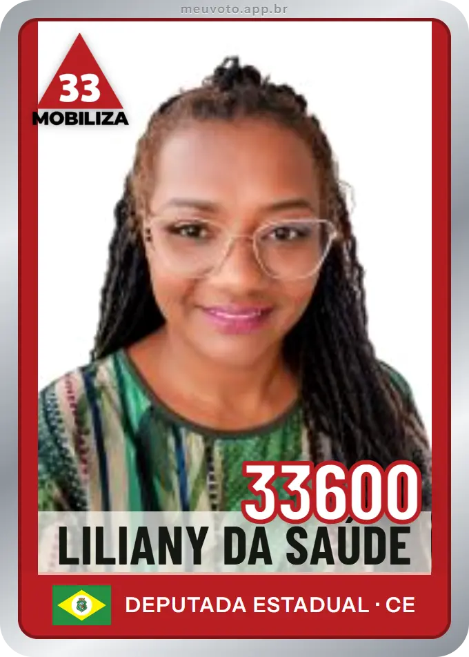 Carta de Liliany da Saúde, número 33600, Mobiliza