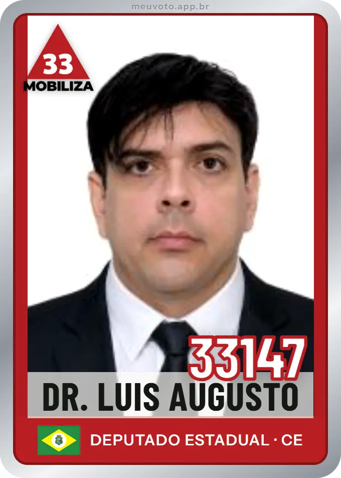 Carta de Dr. Luis Augusto, número 33147, Mobiliza