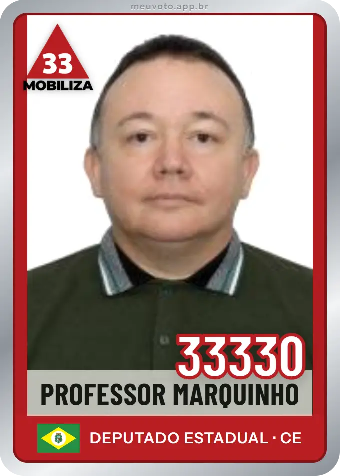 Carta de Professor Marquinho, número 33330, Mobiliza