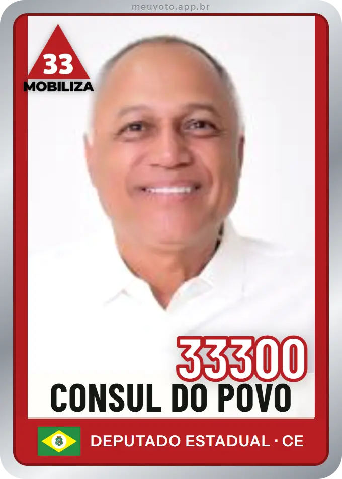 Carta de Consul do Povo, número 33300, Mobiliza