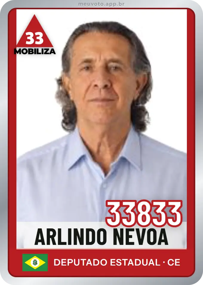Carta de Arlindo Nevoa, número 33833, Mobiliza
