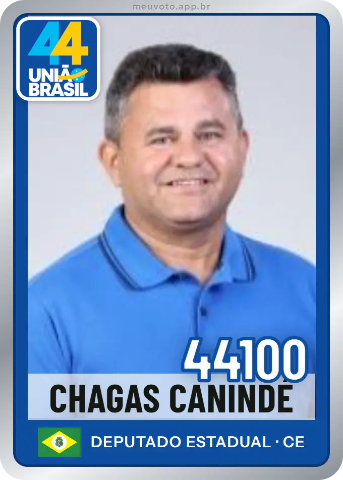Carta de Chagas Canindé, número 44100, União