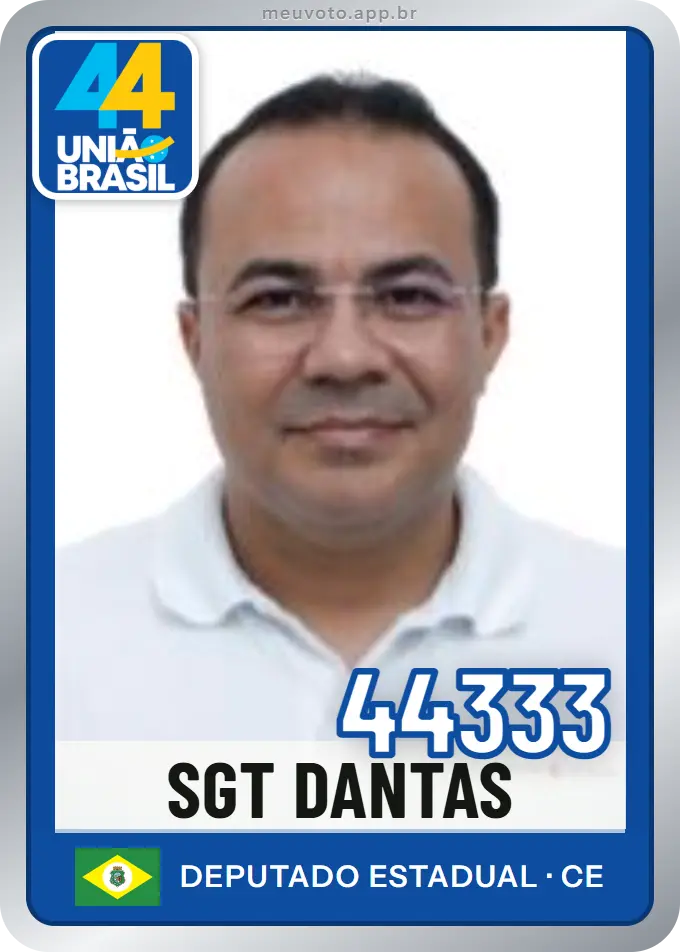 Carta de Sgt Dantas, número 44333, União