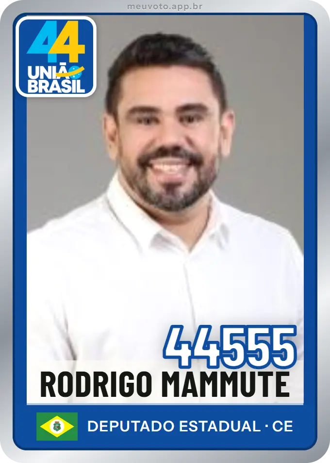 Carta de Rodrigo Mammute, número 44555, União