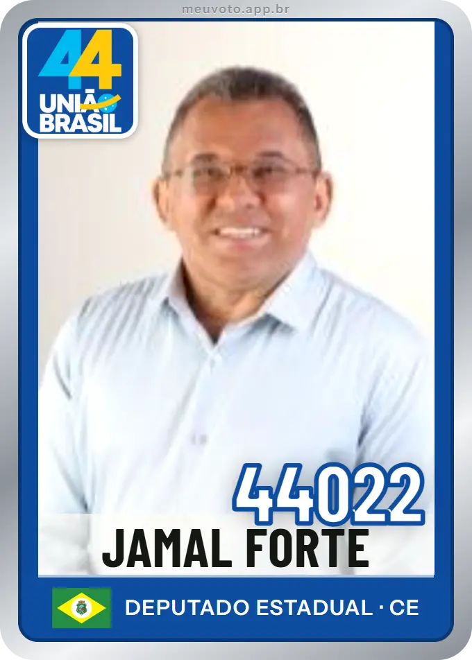 Carta de Jamal Forte, número 44022, União