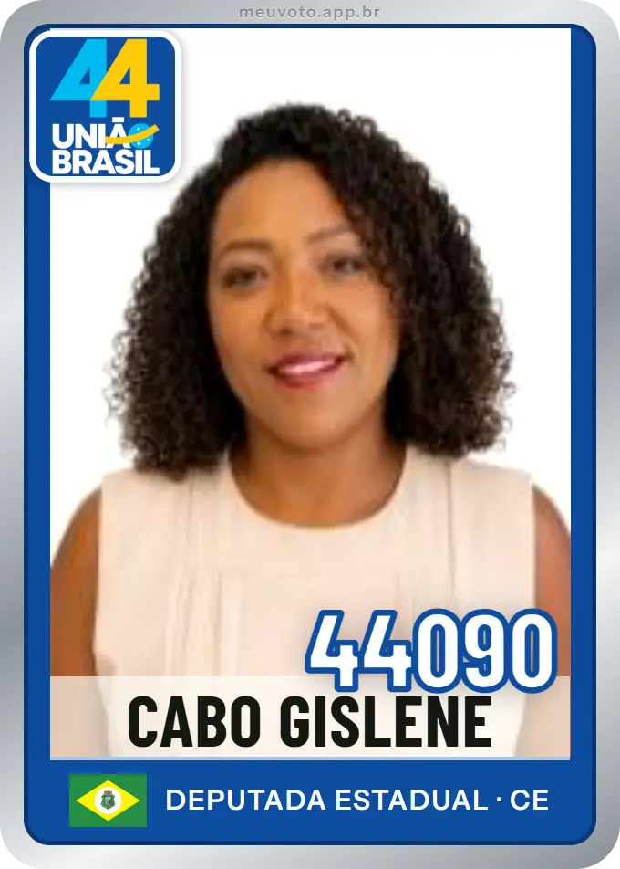 Carta de Cabo Gislene, número 44090, União