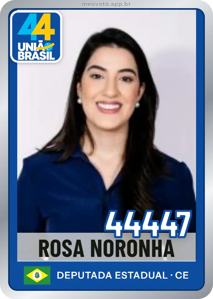 Carta de Rosa Noronha, número 44447, União