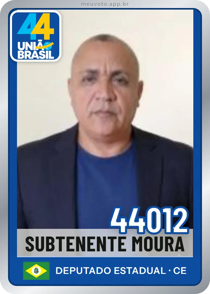 Carta de Subtenente Moura, número 44012, União