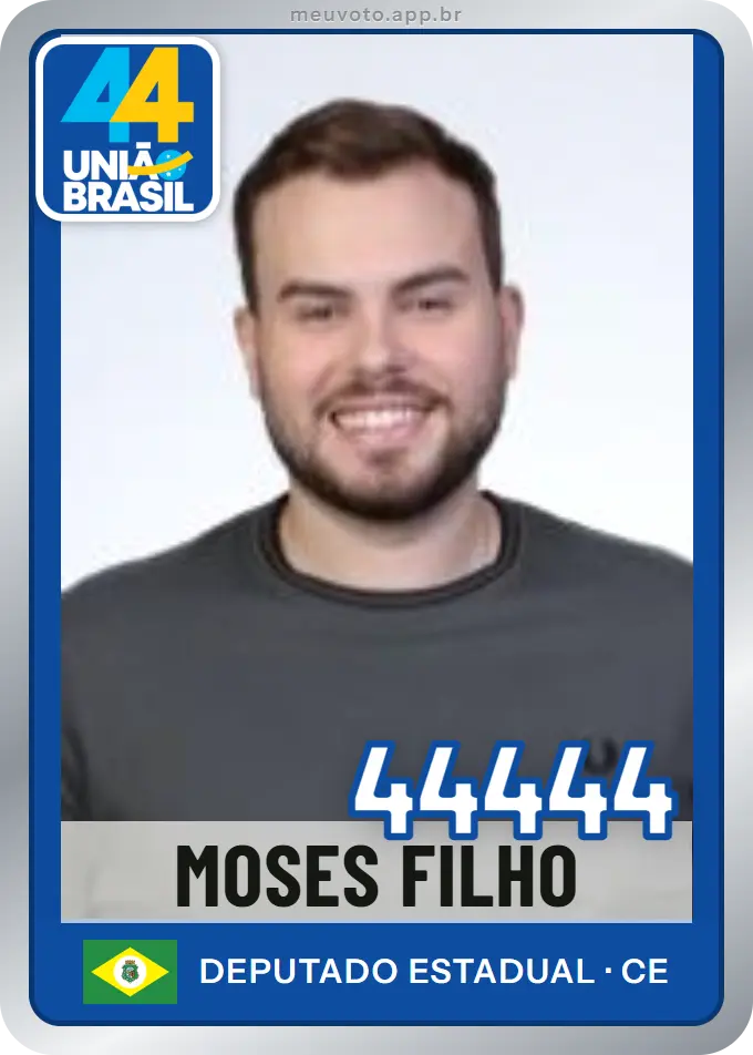 Carta de Moses Filho, número 44444, União