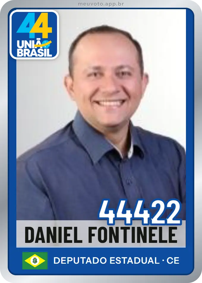 Carta de Daniel Fontinele, número 44422, União