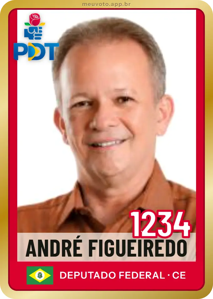 Carta de André Figueiredo, número 1234, PDT