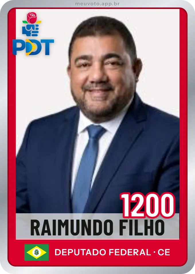 Carta de Raimundo Filho, número 1200, PDT