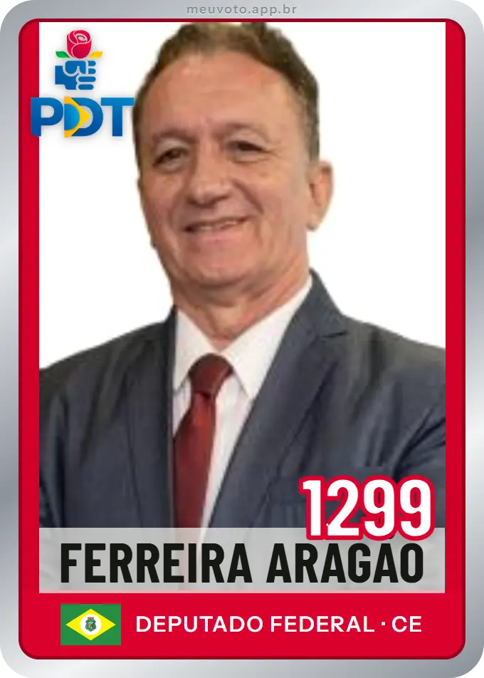 Carta de Ferreira Aragão, número 1299, PDT