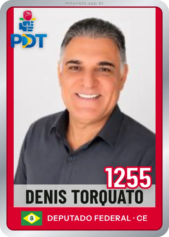 Carta de Denis Torquato, número 1255, PDT