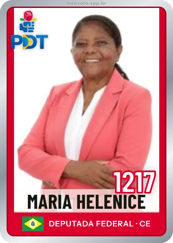 Carta de Maria Helenice, número 1217, PDT