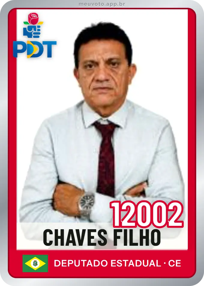 Carta de Chaves Filho, número 12002, PDT