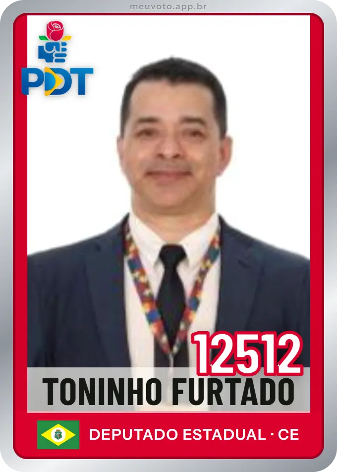 Carta de Toninho Furtado, número 12512, PDT