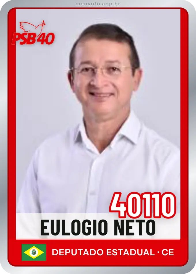 Carta de Eulogio Neto, número 40110, PSB