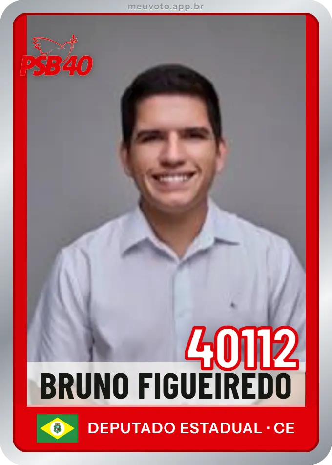 Carta de Bruno Figueiredo, número 40112, PSB