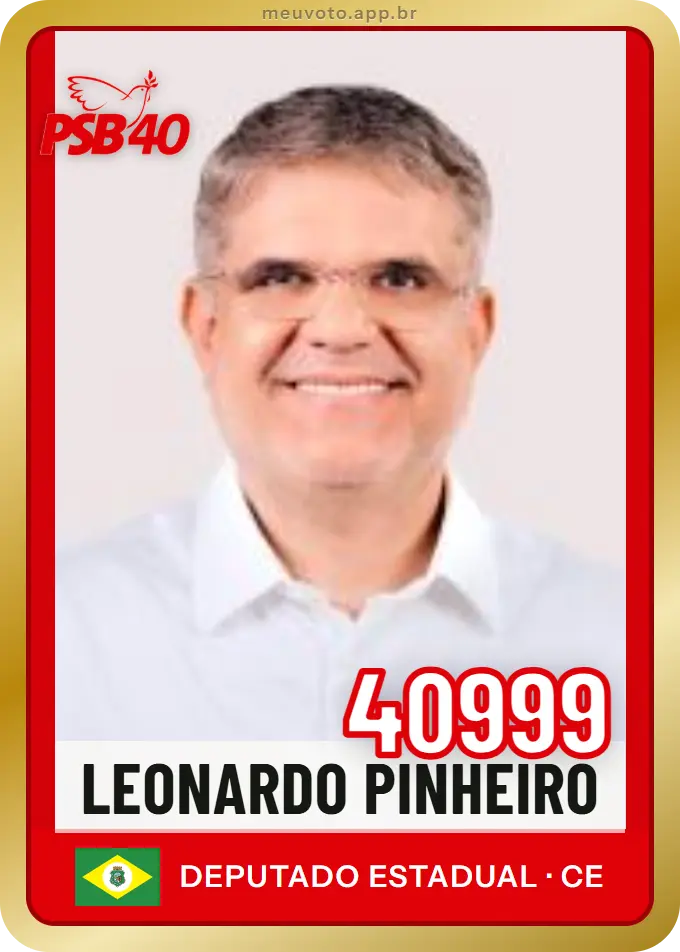 Carta de Leonardo Pinheiro, número 40999, PSB