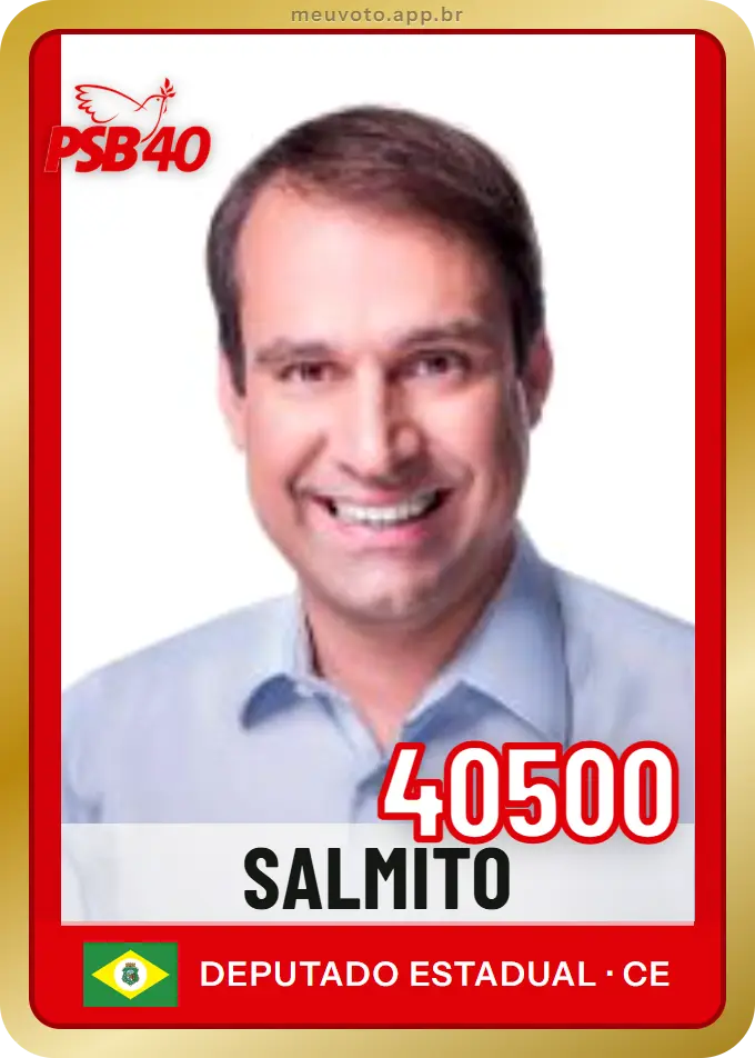 Carta de Salmito, número 40500, PSB