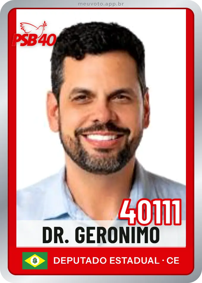 Carta de Dr. Geronimo, número 40111, PSB
