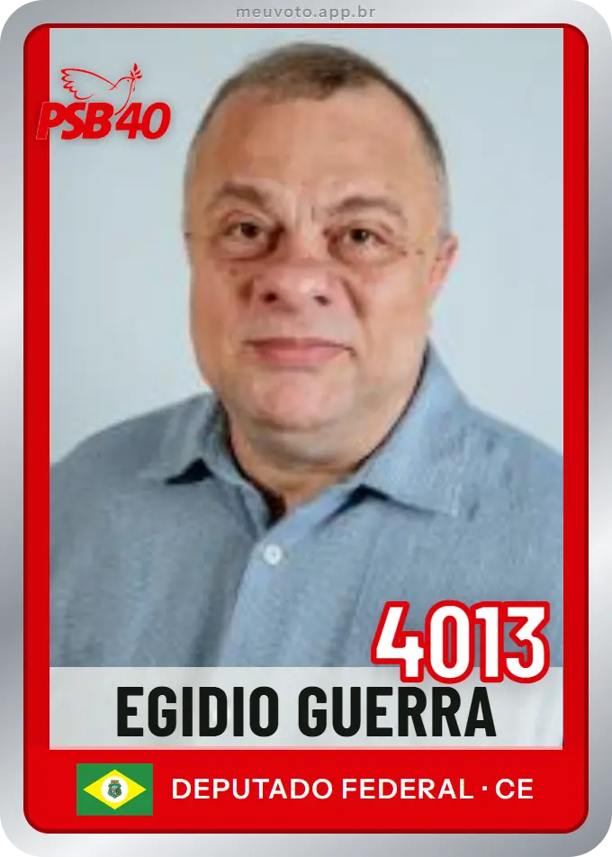 Carta de Egidio Guerra, número 4013, PSB