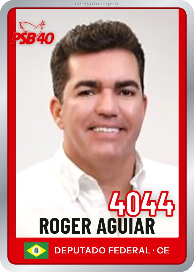 Carta de Roger Aguiar, número 4044, PSB