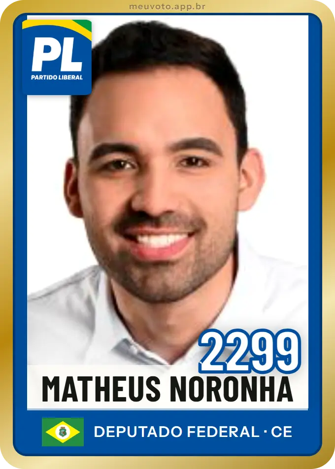Carta de Matheus Noronha, número 2299, PL
