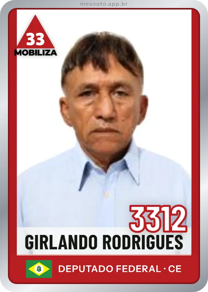 Carta de Girlando Rodrigues, número 3312, Mobiliza