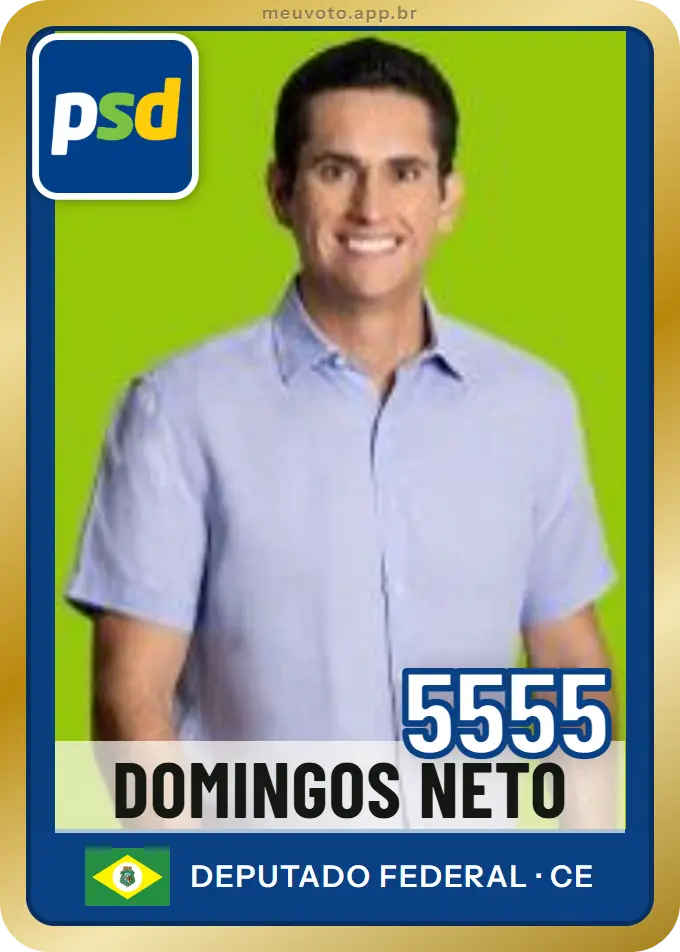 Carta de Domingos Neto, número 5555, PSD