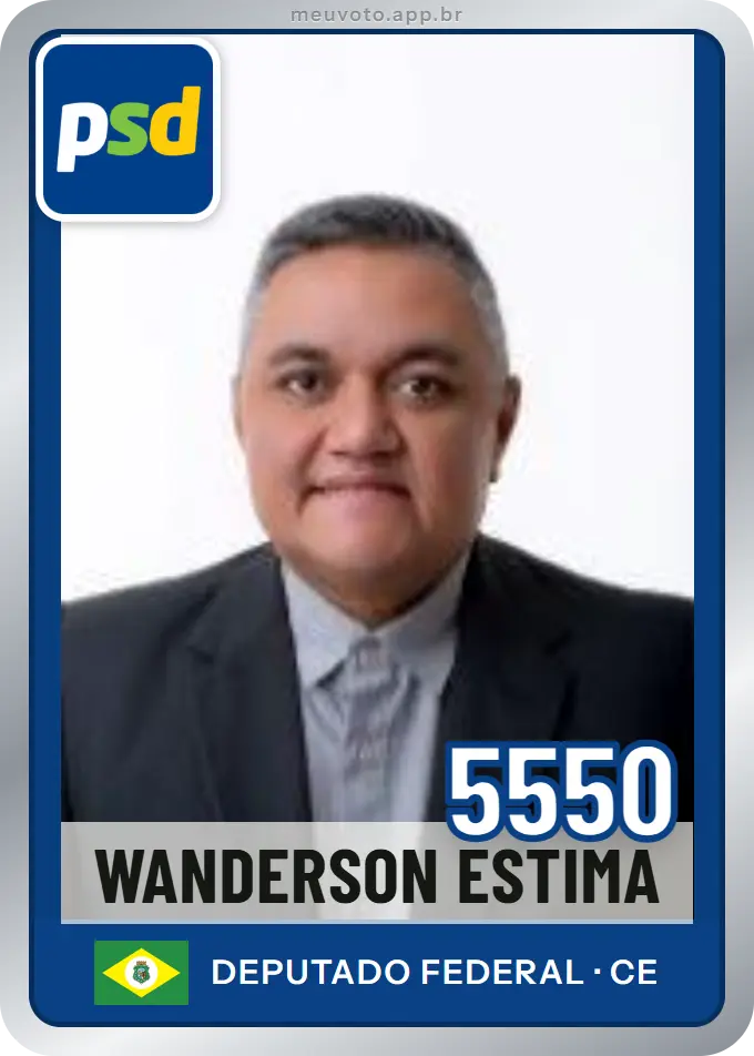 Carta de Wanderson Estima, número 5550, PSD