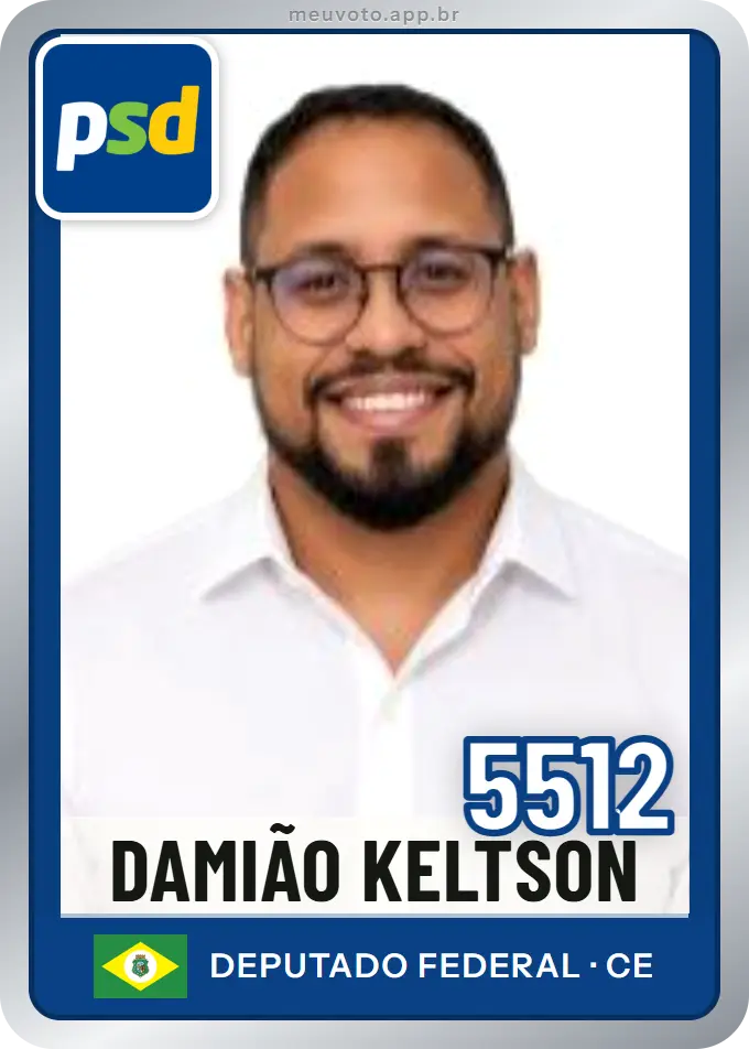 Carta de Damião Keltson, número 5512, PSD