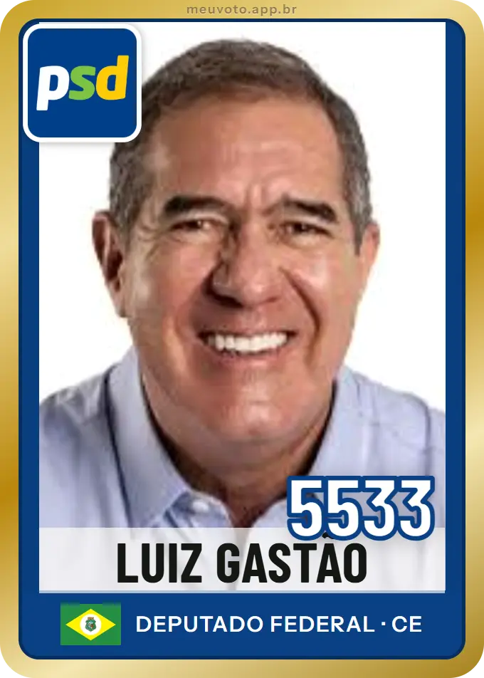 Carta de Luiz Gastão, número 5533, PSD