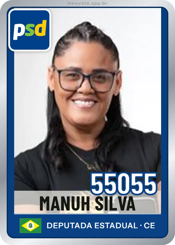 Carta de Manuh Silva, número 55055, PSD