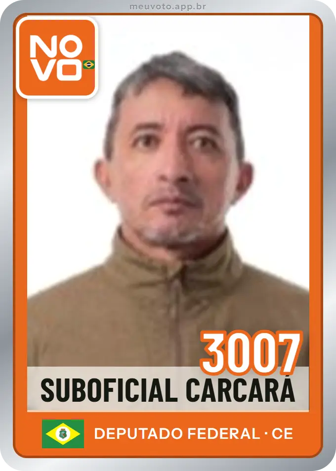 Carta de Suboficial Carcará, número 3007, Novo