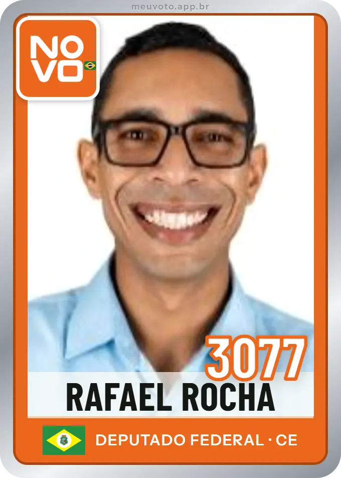 Carta de Rafael Rocha, número 3077, Novo