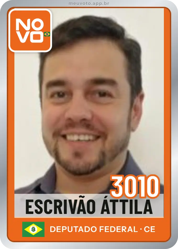 Carta de Escrivão Áttila, número 3010, Novo