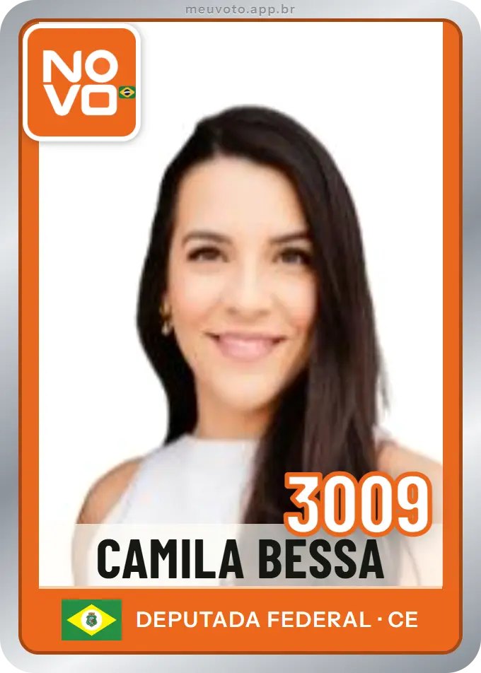 Carta de Camila Bessa, número 3009, Novo