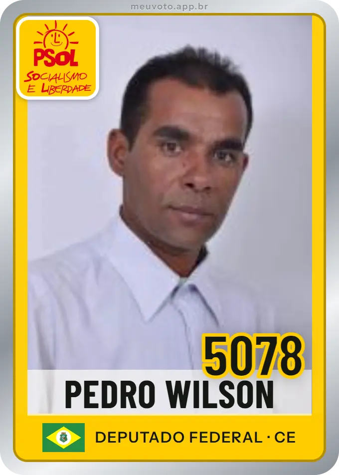 Carta de Pedro Wilson, número 5078, PSOL