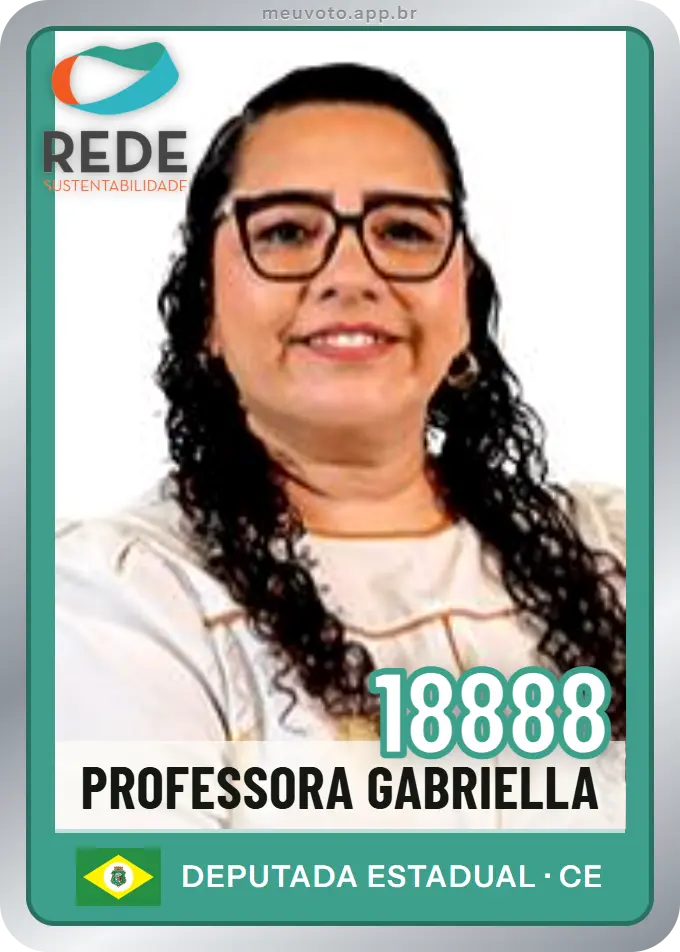 Carta de Professora Gabriella, número 18888, Rede