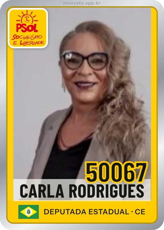 Carta de Carla Rodrigues, número 50067, PSOL