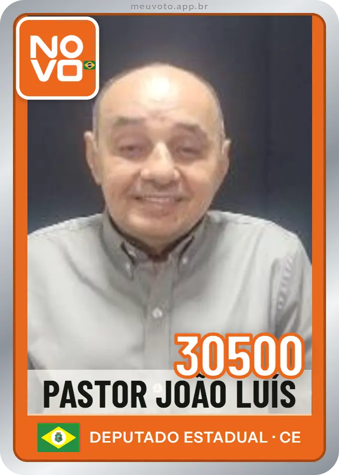 Carta de Pastor João Luís, número 30500, Novo