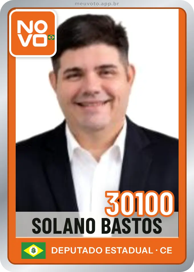 Carta de Solano Bastos, número 30100, Novo