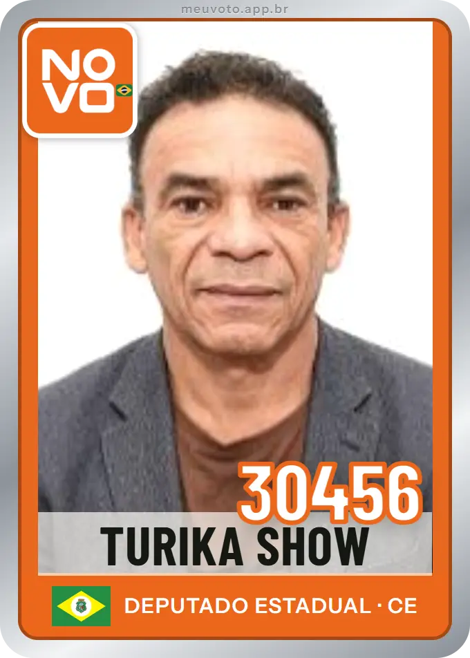 Carta de Turika Show, número 30456, Novo