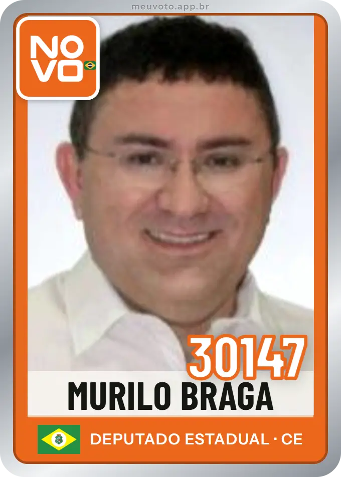 Carta de Murilo Braga, número 30147, Novo